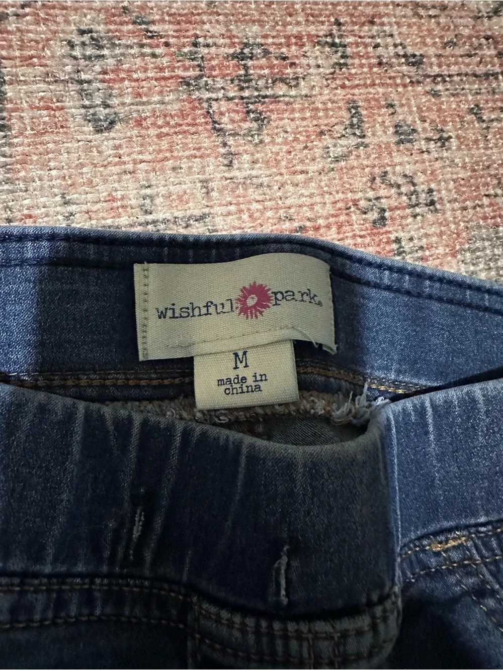 Wishful Park Dark Blue Skinny Pull-On Jeans